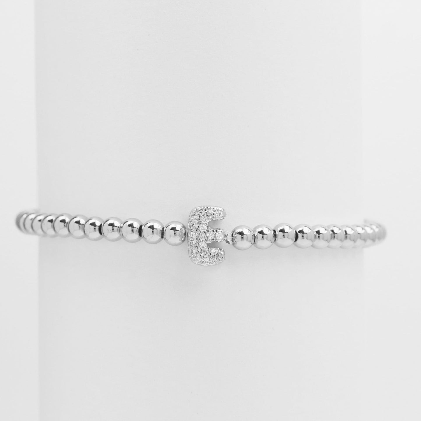 Brass Micro-inlaid Bubble Balloon Diy26 English Letters Beaded Bracelet