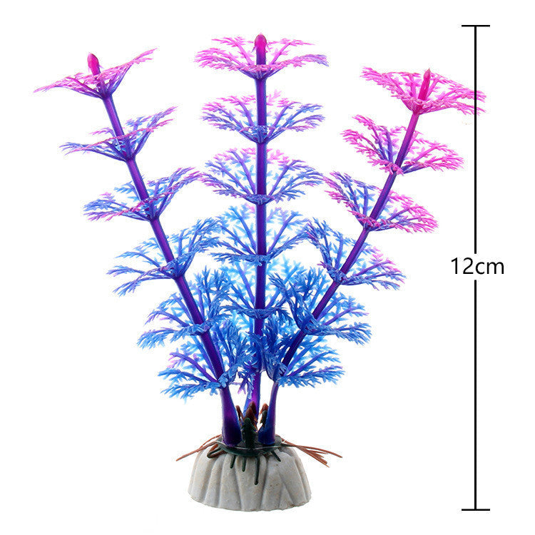 Plastic Simulation Of Fish Tank Landscaping Decoration