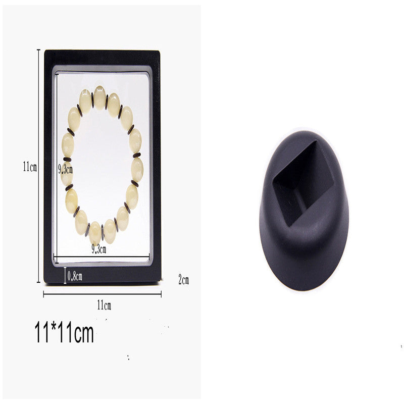 Suspended Case 3D Floating Display Frame Holder Box Case Wth Stand