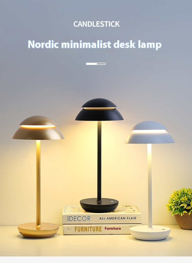 Nordic Minimalism Table Lamp Modern Creative Living Room Bedside Study Studio Outdoor Restaurant Decoration USB