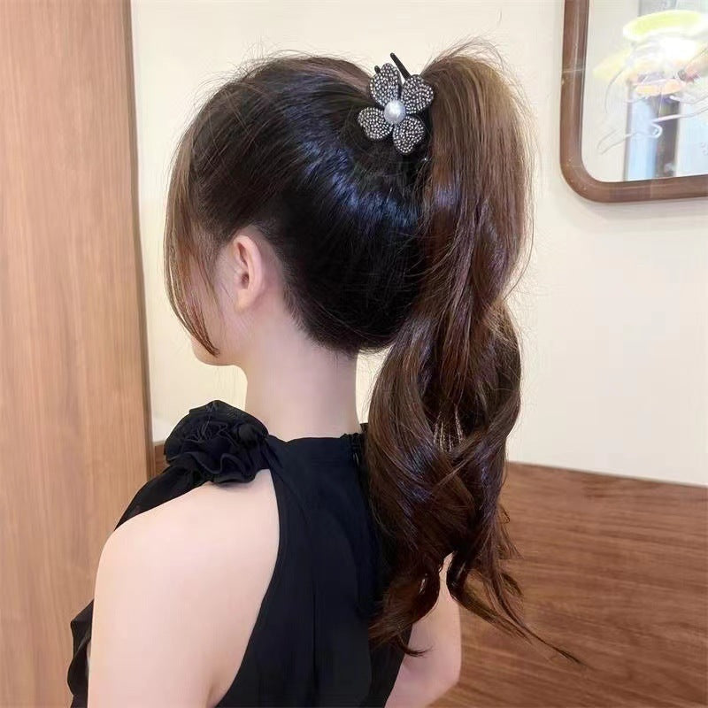 Temperament Entry Lux Bun Small Jaw Clip Advanced Sense