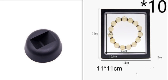 Suspended Case 3D Floating Display Frame Holder Box Case Wth Stand