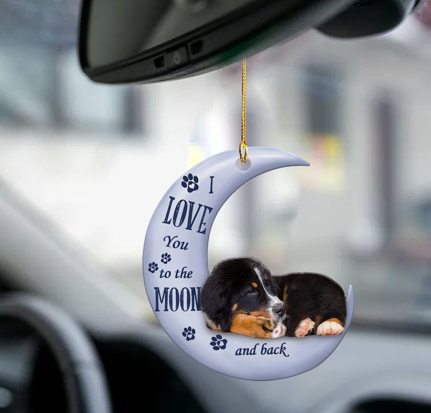 Car Pendant Sleeping Dog Angel Home Decor Acrylic Showcase Hanging Ornaments For Doors
