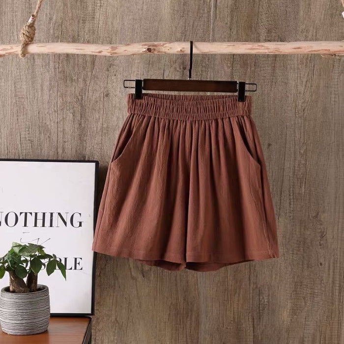 Women's High Waist Outer Wear Straight Thin Casual Pants