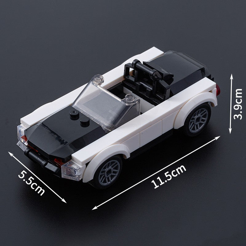 A Tesla Toy Car Piece-together Model Benefits Intelligence