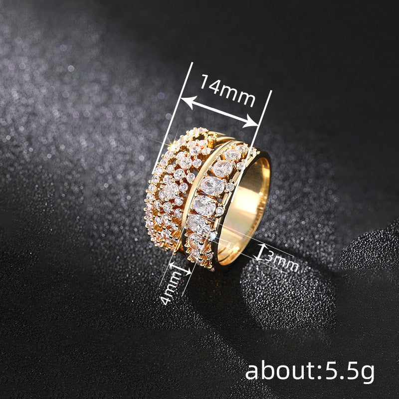 Affordable Luxury Style High-grade Ring