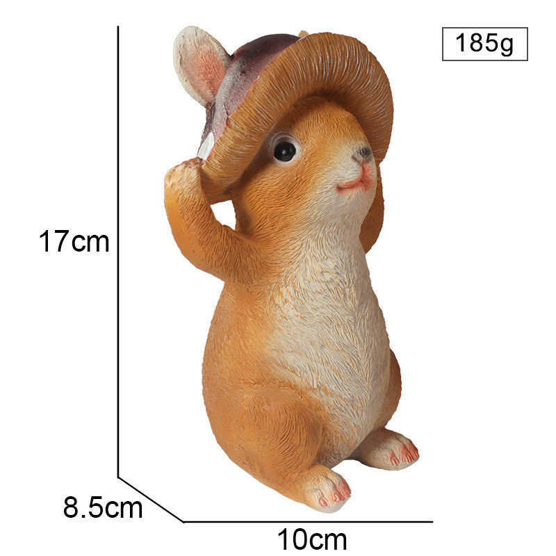 Outdoor Garden Easter Reading Rabbit Gardening Animals