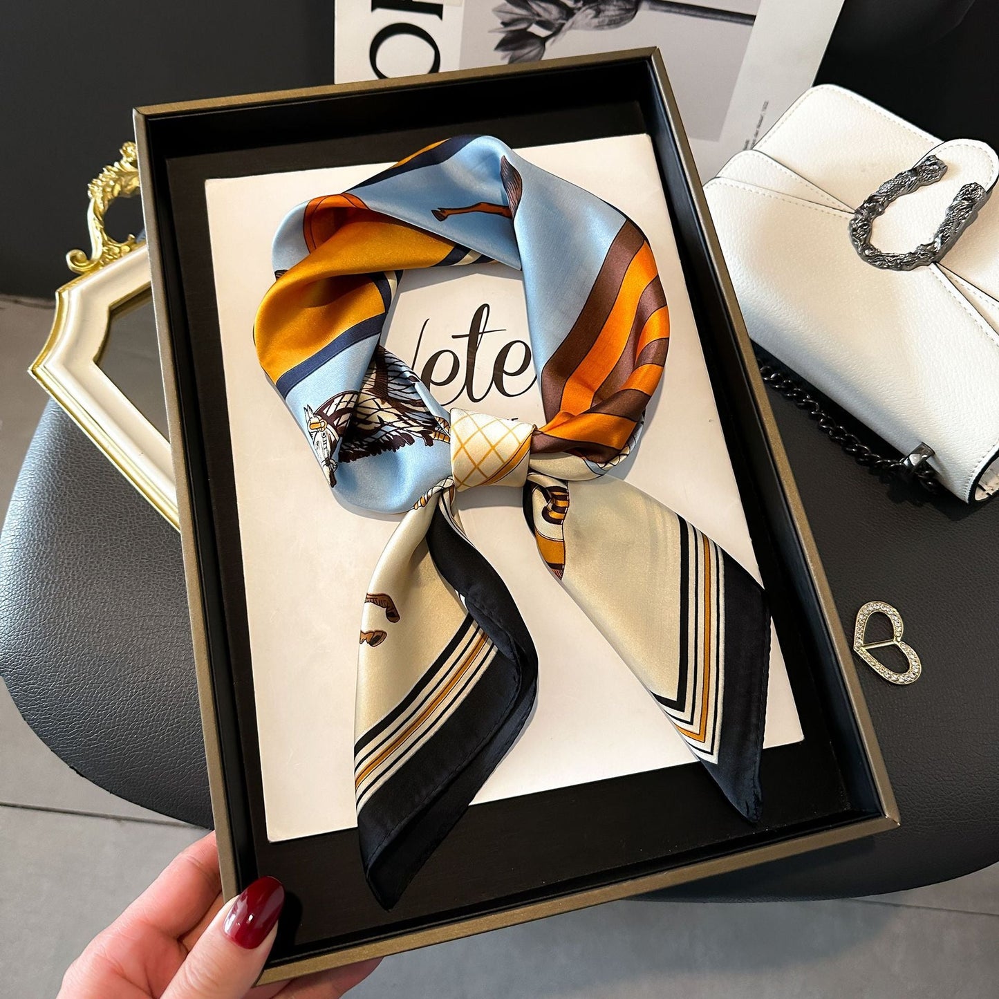 Artificial Silk Korean Streamer Arm Bag