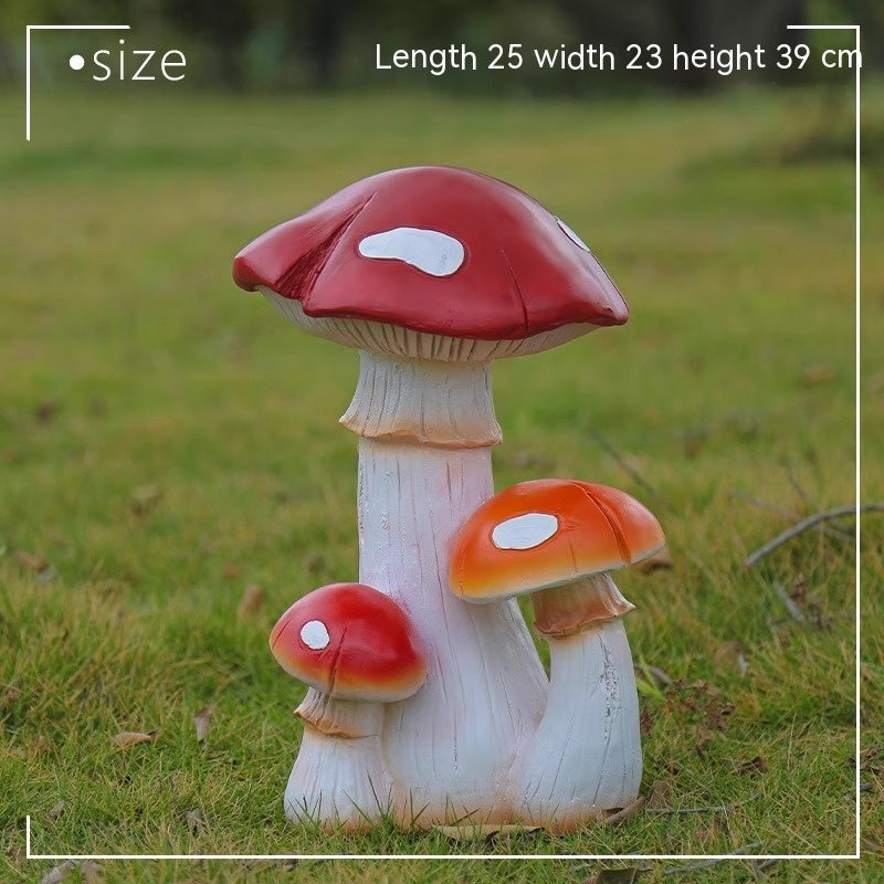 Simulated Mushroom Ornaments For Outdoor Creative Decoration
