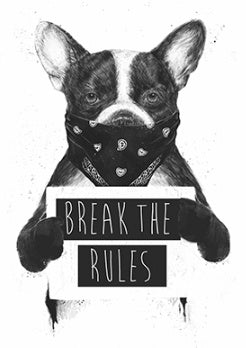 Pets And Dogs Poster Print Canvas Painting Living Room