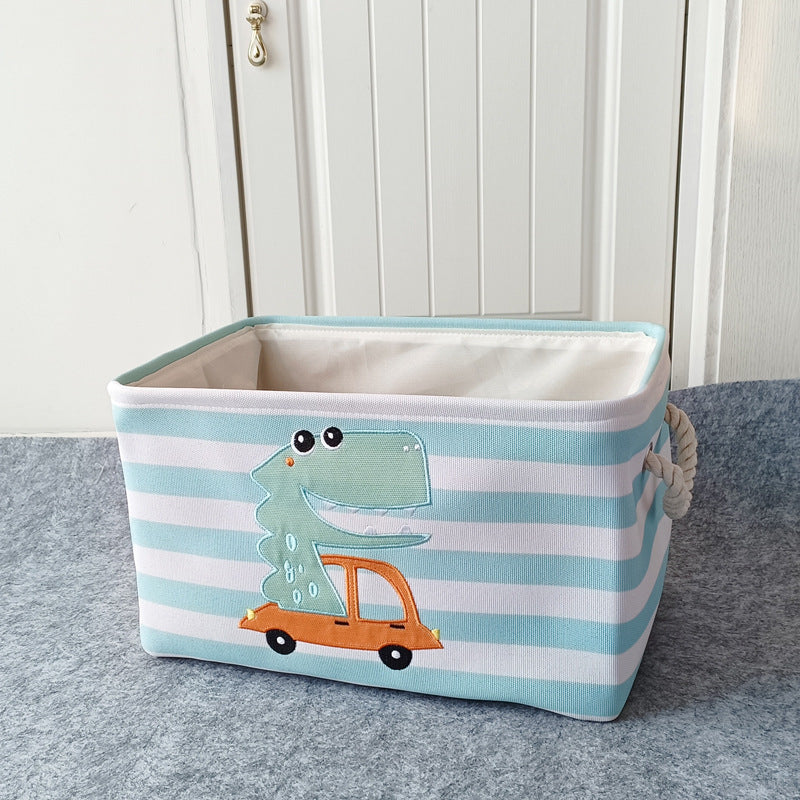 Cartoon Children's Cloth Toy Storage Basket Basket