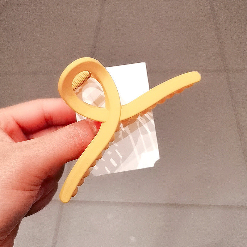 Frosted Clip Large Hair Clip Back Head Hair Clip Female Temperament Plate Hair Clip