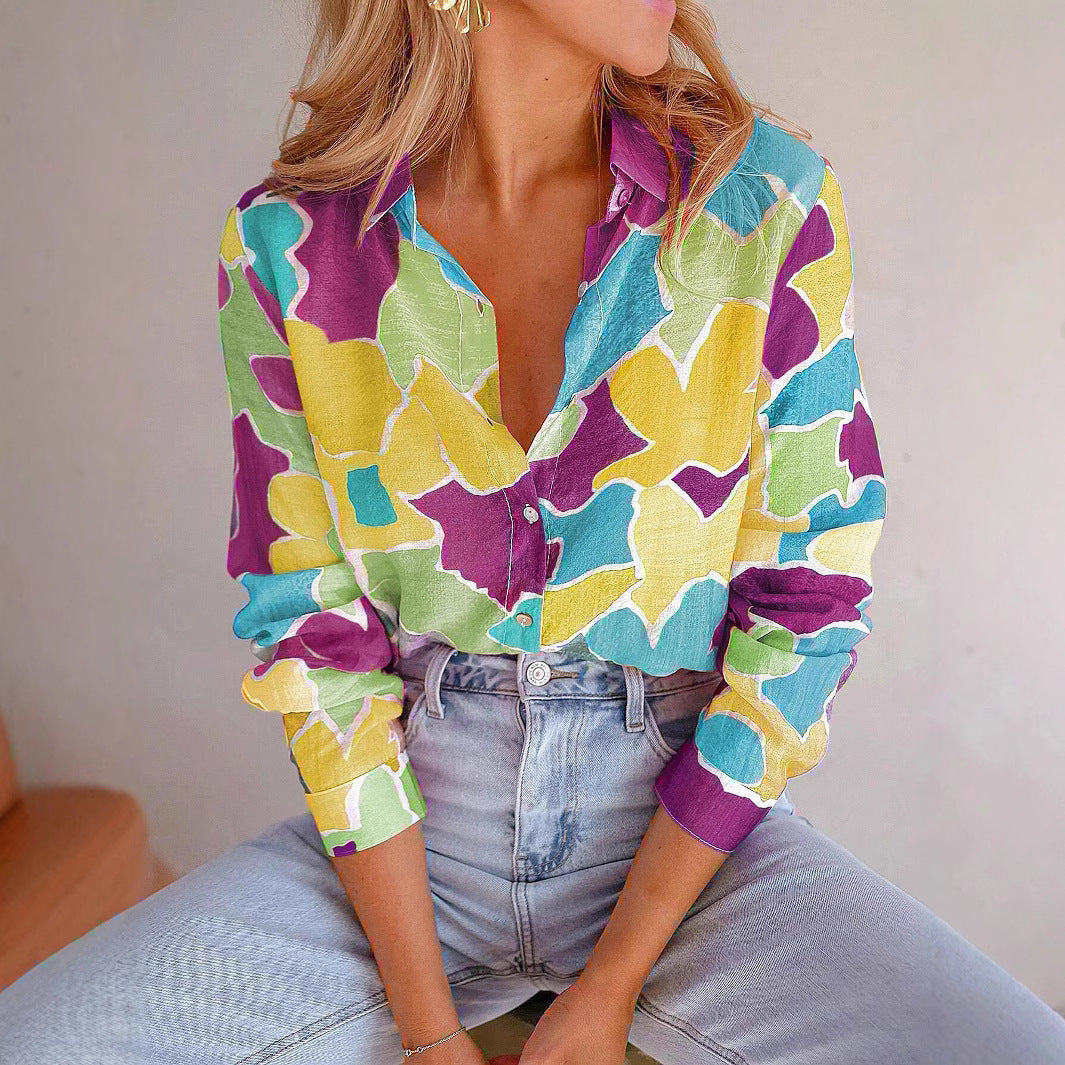 Women's Fashion Casual All-match Short-sleeved Shirt