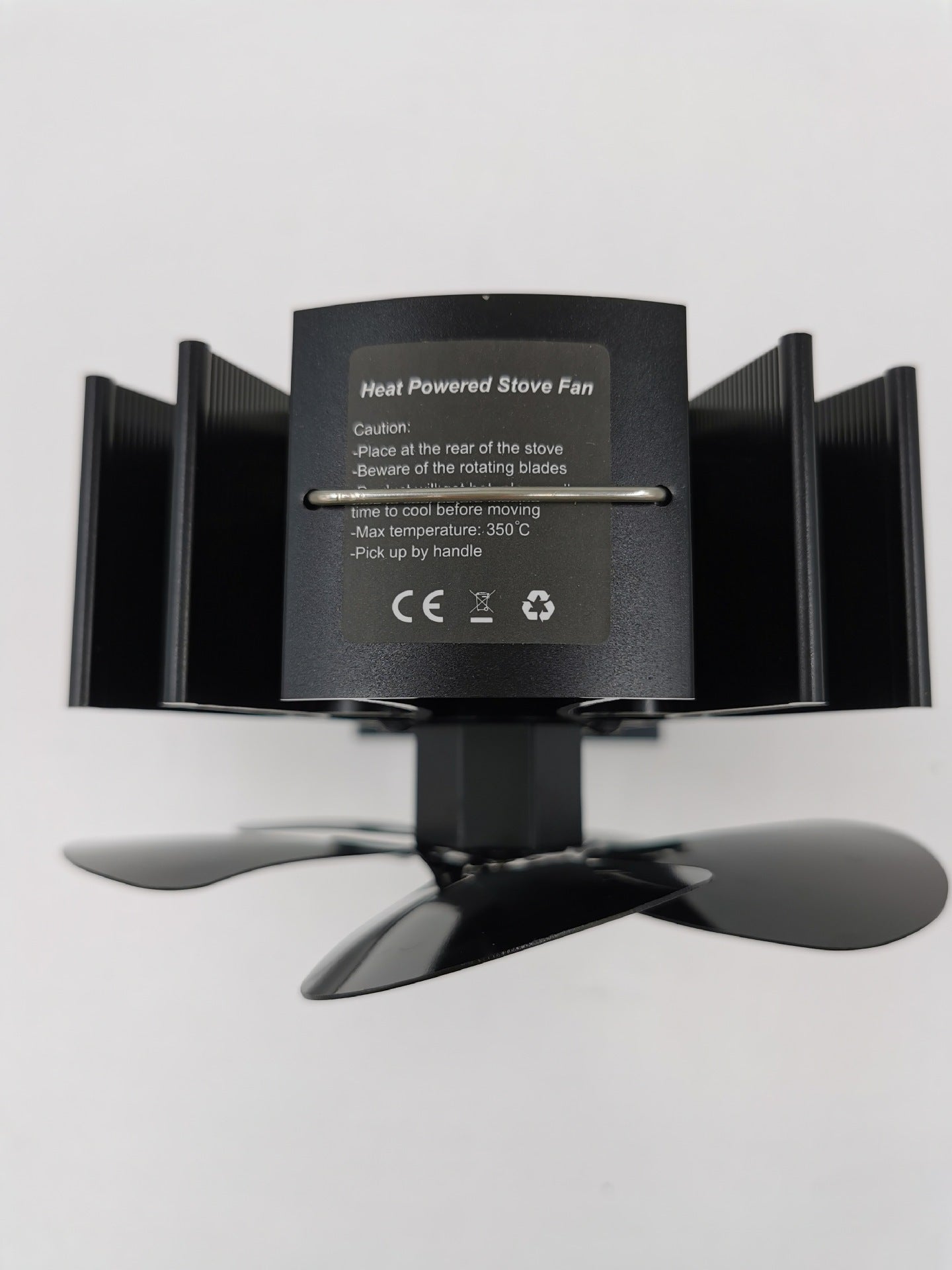 Thermal Power Fireplace Fan Self-starting Five-blade