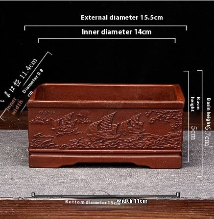 Antique Old Household Desk Flowers And Green Plants Succulent Plant