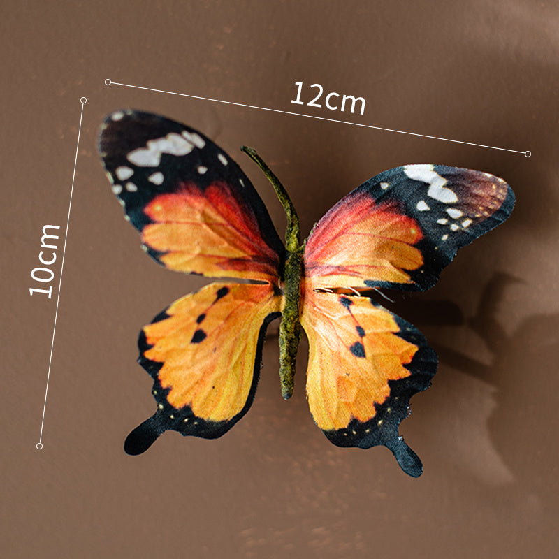 Three-dimensional Simulation Butterfly Clip Living Room Decoration
