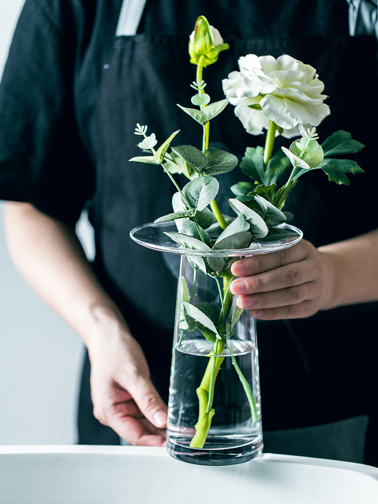 Transparent Modern Minimalist Flower Arrangement