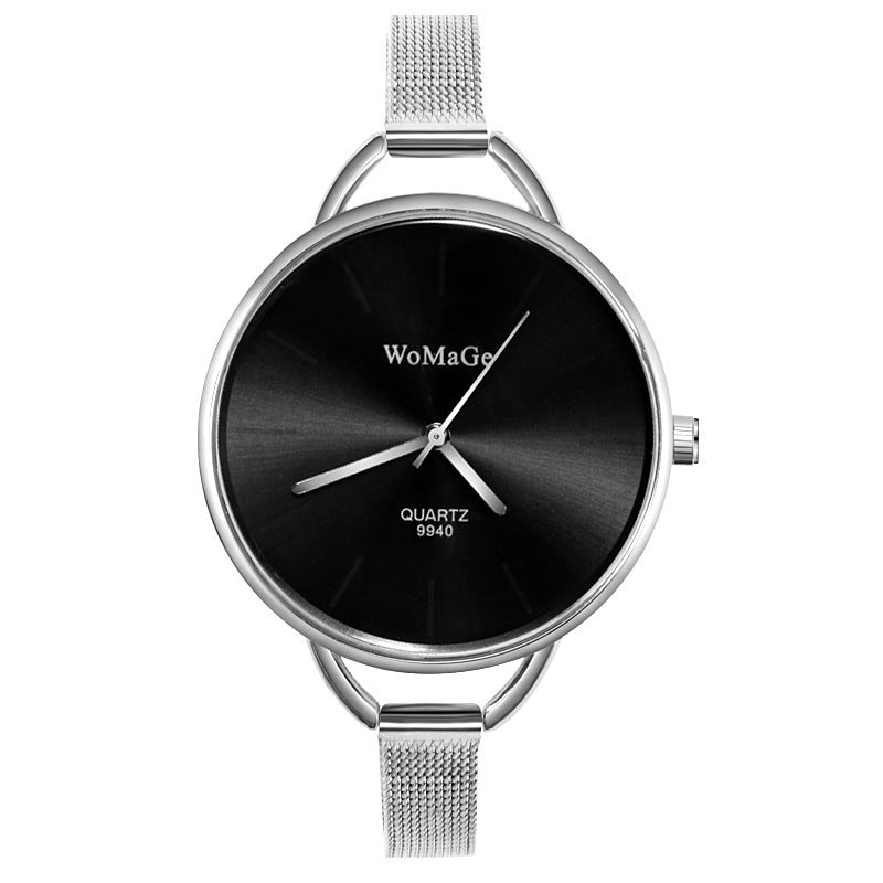 Women's Mesh Strap Watch With Large Dial