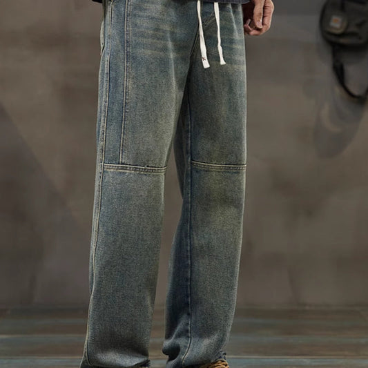 American-style Straight Loose Spring Fashion Brand Boys' Overalls