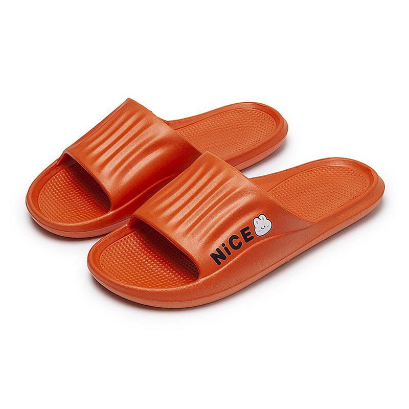 Bathroom Household Minimalist Cartoon Pattern Slippers
