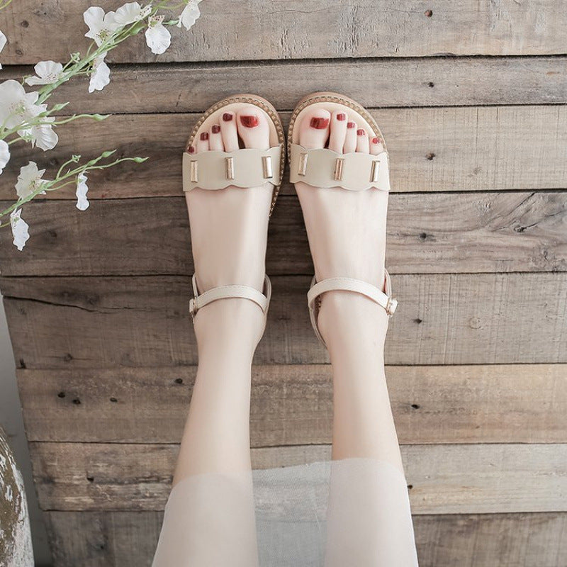With Chunky Heel Fairy Style All-match Sandals