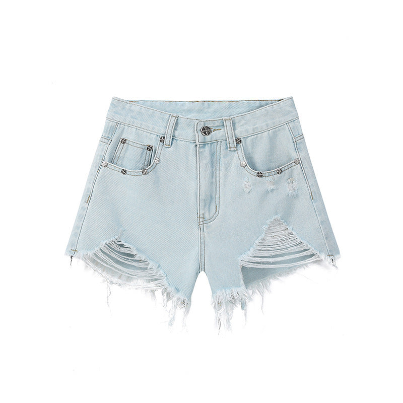 Fashion Ripped Cool Denim Shorts For Women