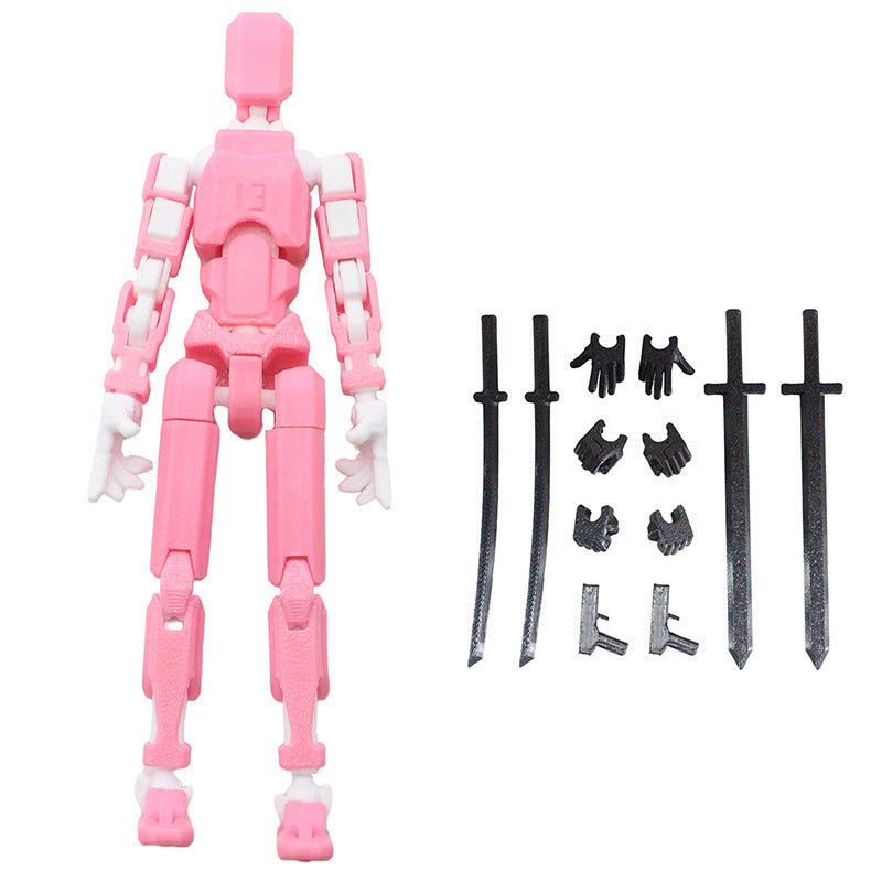 3D Printing More Than Movable Joint Doll Lucky 13 Full Body Movable Robot