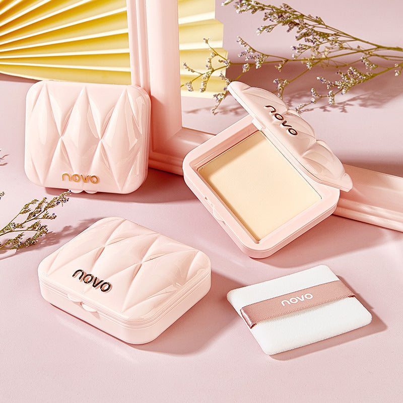 Waterproof Powder Compact Oil Control Makeup Concealer