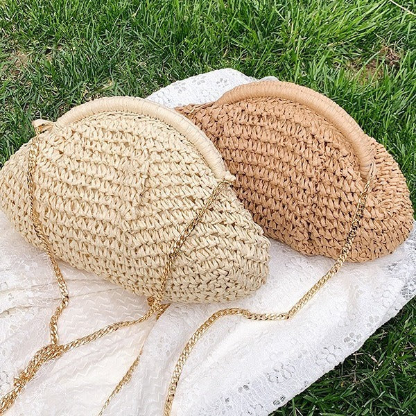 Beach Vacation Leisure Straw Bag Women