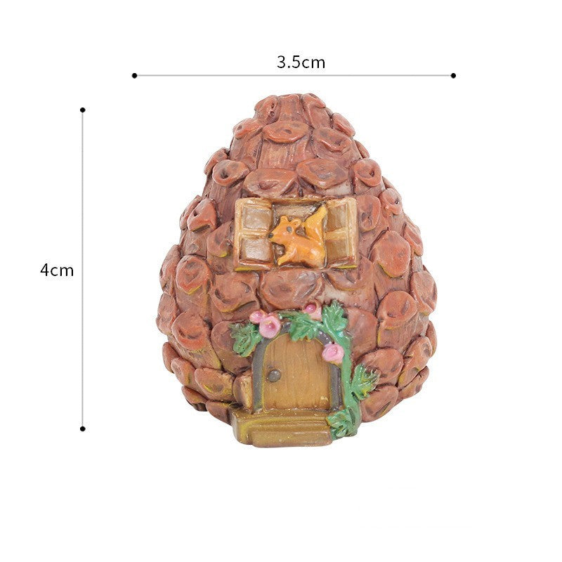 Decorative Creative Pumpkin Ornaments Gardening Pine Cones