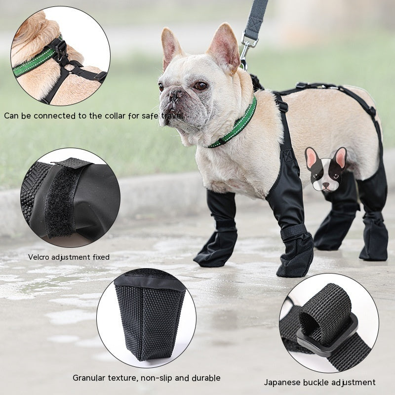 Waterproof Dog Shoes | Adjustable Non-Slip Pet Boots | Outdoor Paw Protector