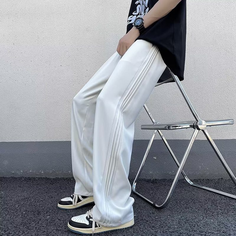 Loose Straight Wide-leg Pants For Men And Women