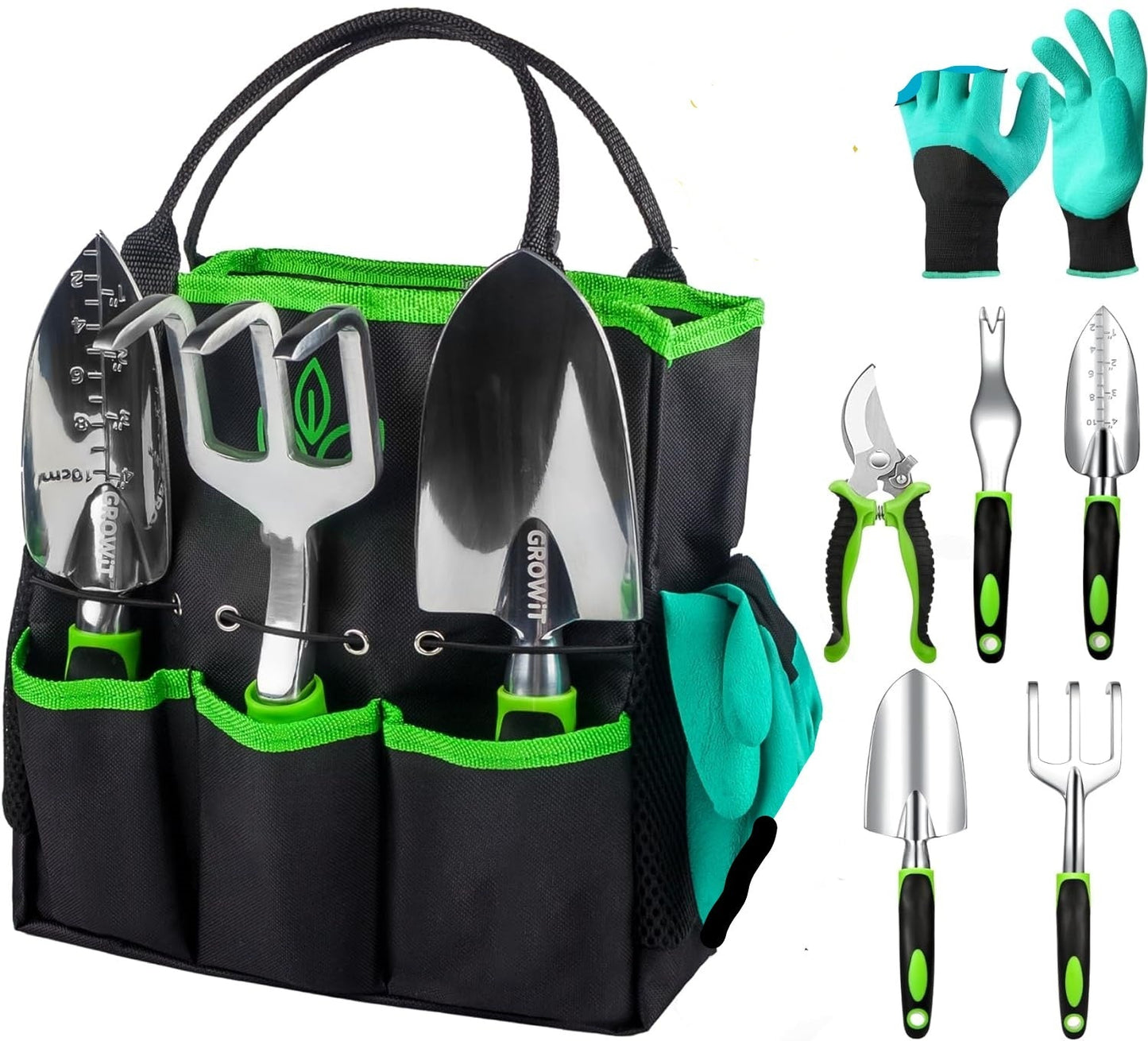 Heavy Duty Garden Tools 9-Piece Set â€?Perfect Gardening Gift for Men & Women