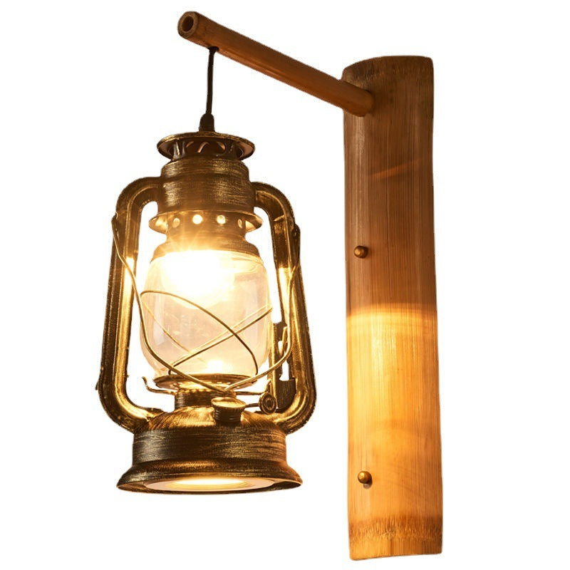 Retro Horse Lantern Wall Lamp Tea House Inn Homestay Decoration