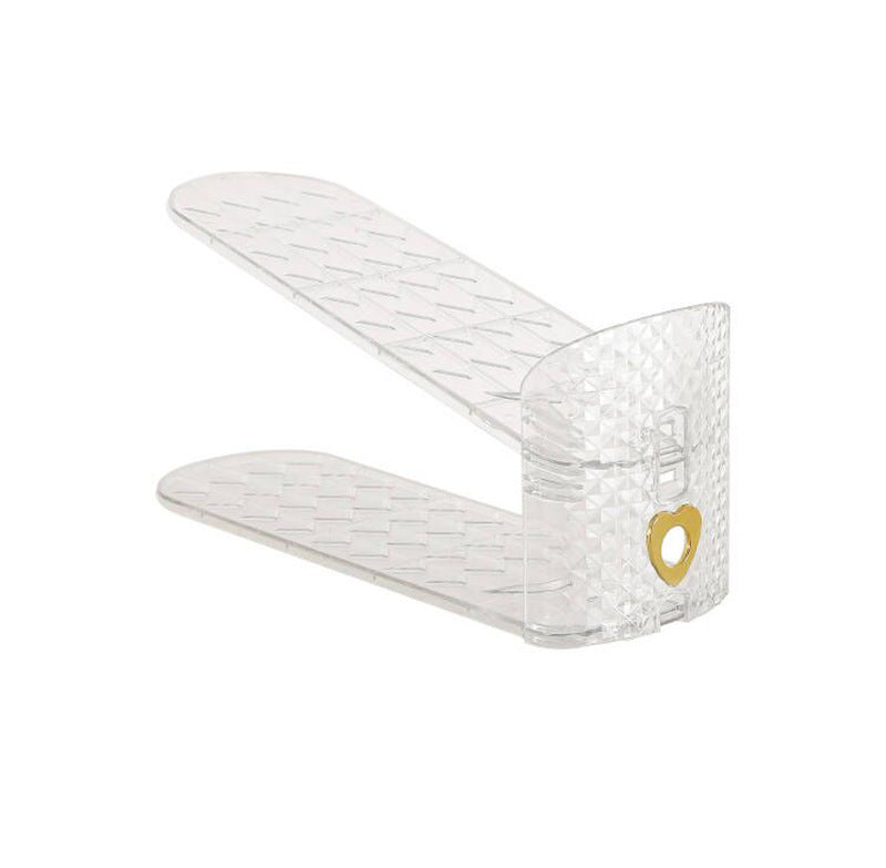 Adjustable Shoe Cabinet Shoe Storage Plastic Double-layer Shoe Rack