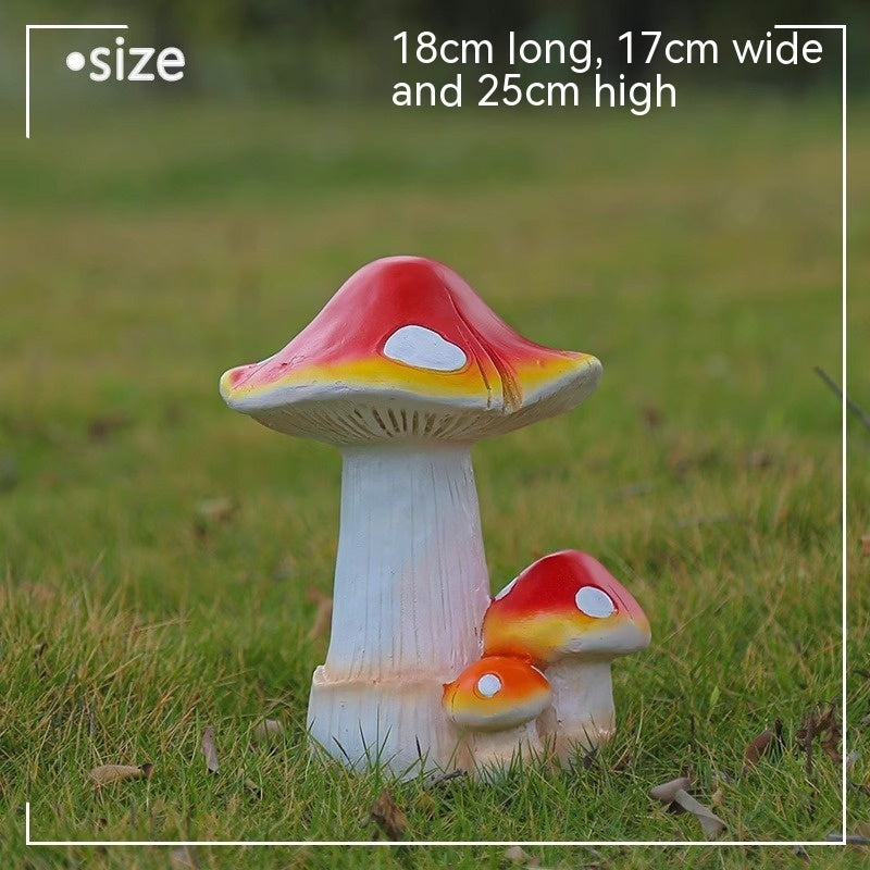 Simulated Mushroom Ornaments For Outdoor Creative Decoration