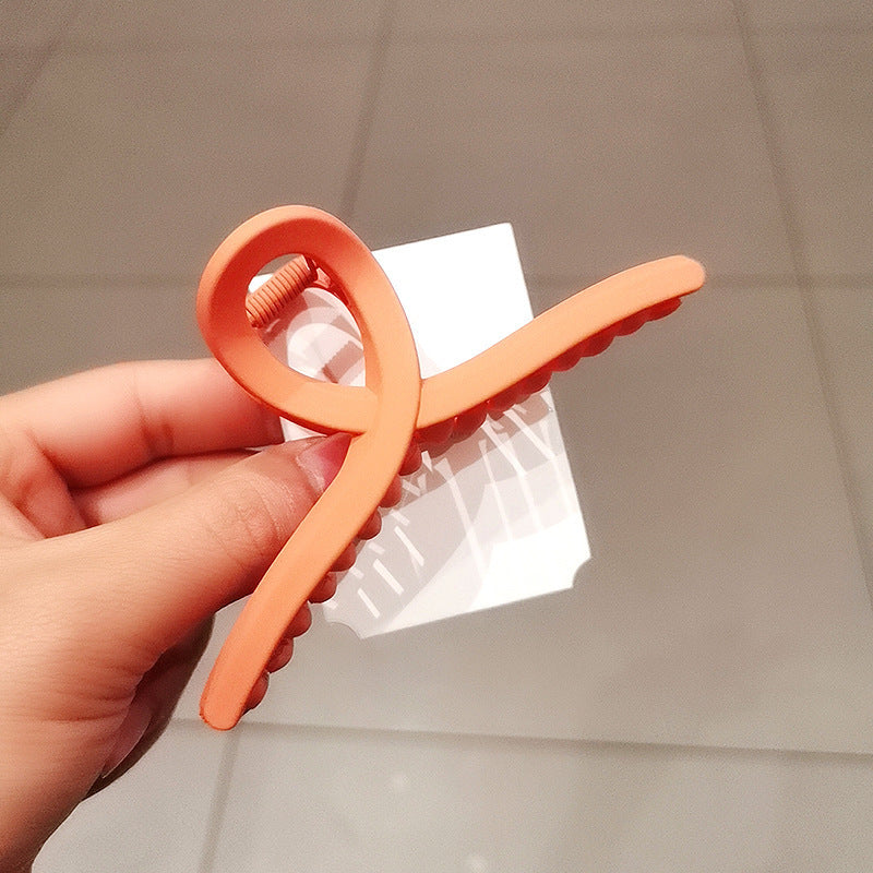 Frosted Clip Large Hair Clip Back Head Hair Clip Female Temperament Plate Hair Clip