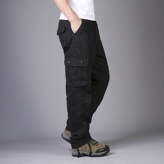 Summer Loose Multi Pocket Casual Pants