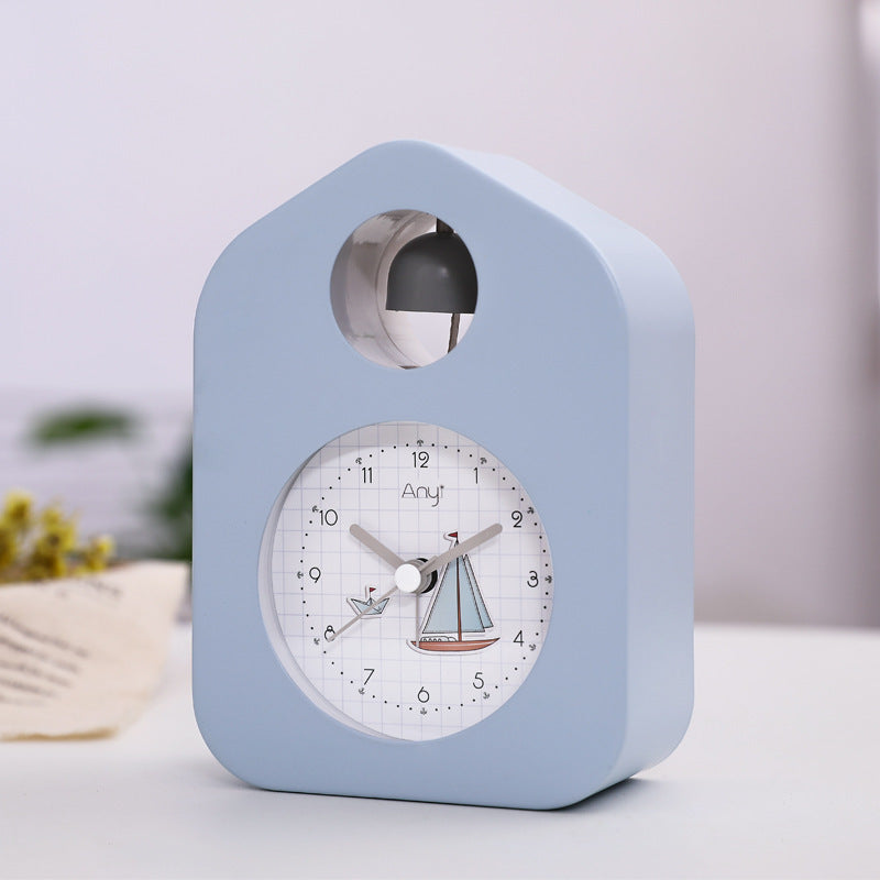 Creative Metal Bell Alarm Clock Student Desktop Clock