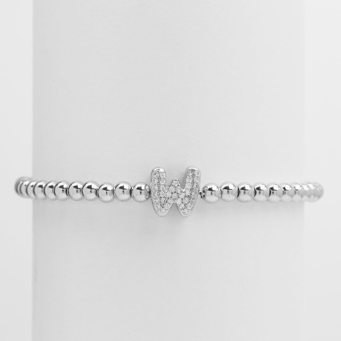 Brass Micro-inlaid Bubble Balloon Diy26 English Letters Beaded Bracelet