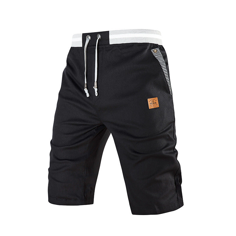 Men's Cotton Casual Cropped Pants