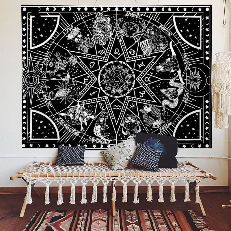 Constellation Element Bedroom Background Cloth Decorative Tapestry