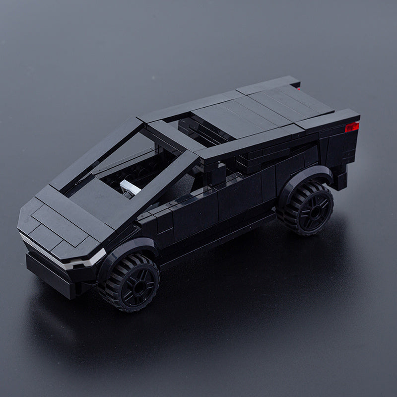 A Tesla Toy Car Piece-together Model Benefits Intelligence