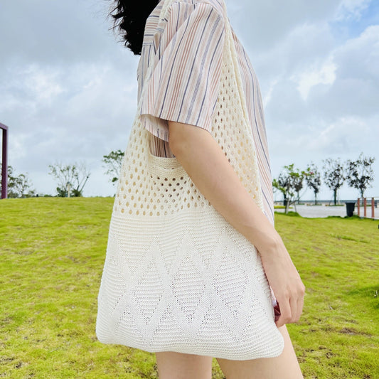 Bag Knitted Shoulder Bag Large Capacity Totes Vintage