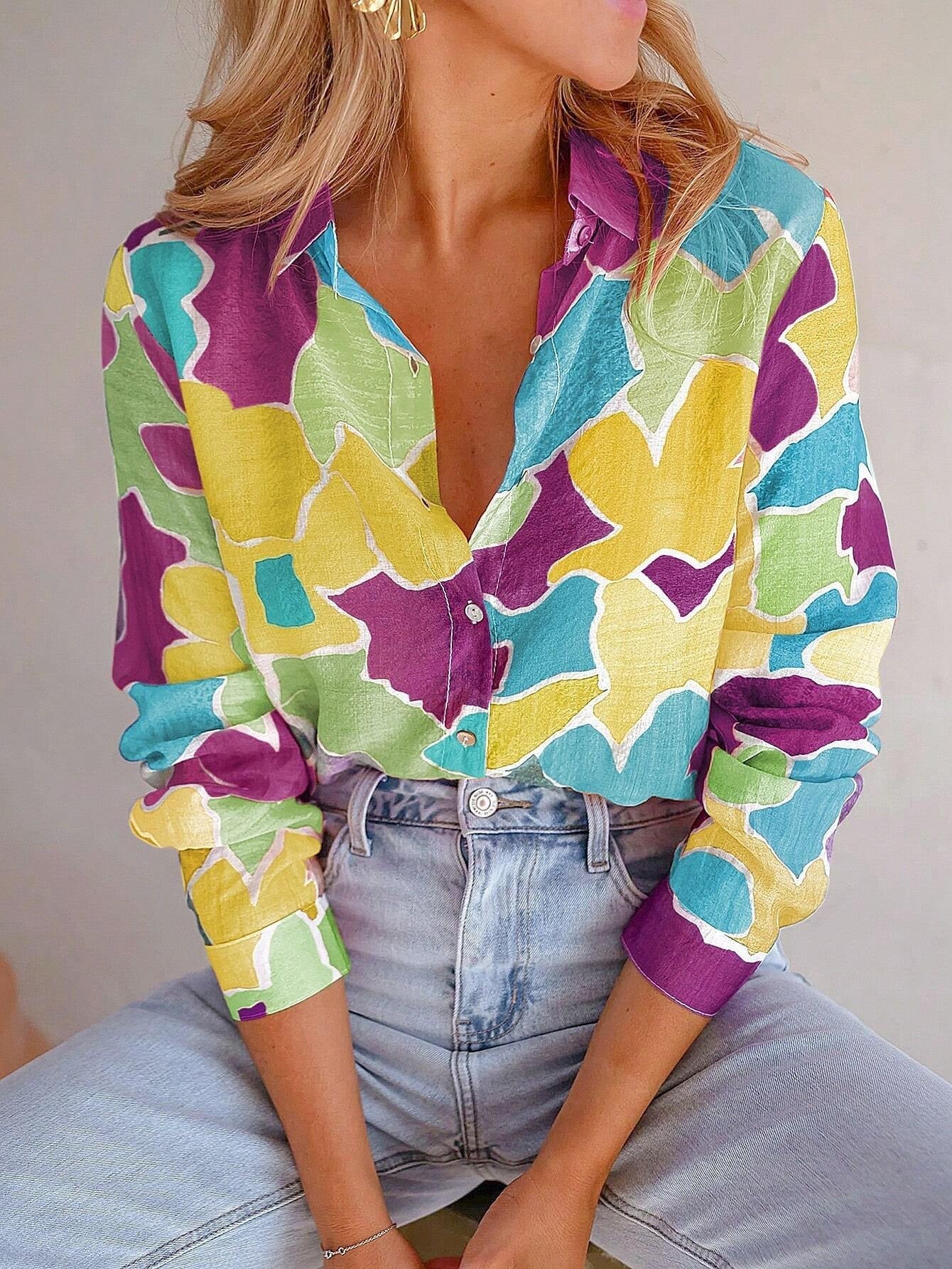 Women's Fashion Casual All-match Short-sleeved Shirt