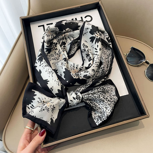 Fashionable Stylish Artificial Silk Ornament Scarf Hair Band