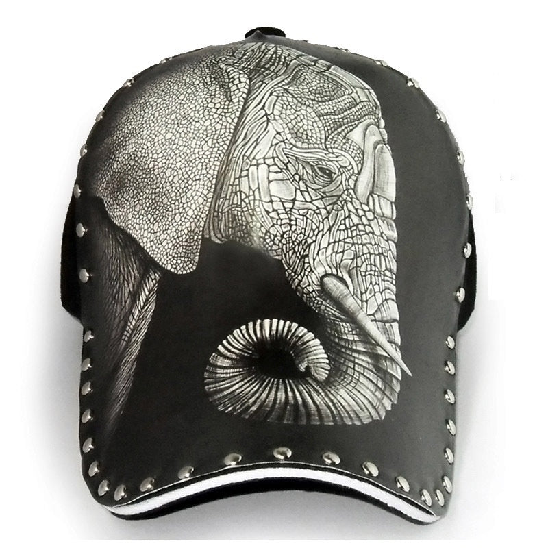 Baseball Cap 3d Printed Wide Brim Hard Top Peak Cap