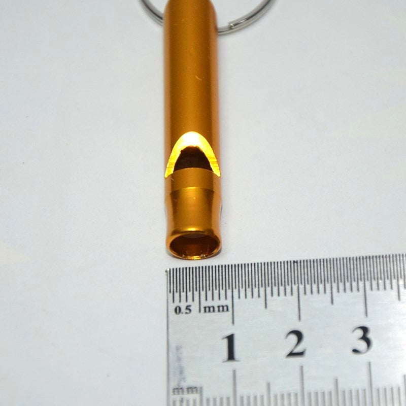 Outdoor Portable And Simple Aluminum Alloy Rescuing Whistle