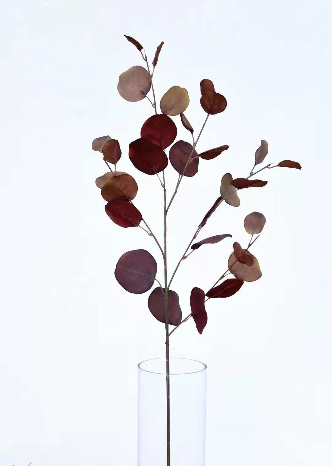 Simple Green Plants Fake Flowers Nordic Soft Fake Apple Branches