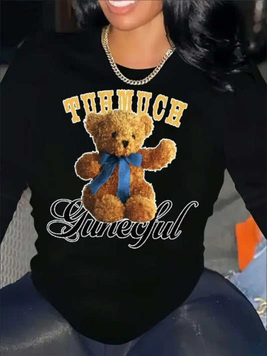 Women's Long Sleeve Hoodless Sweatshirt